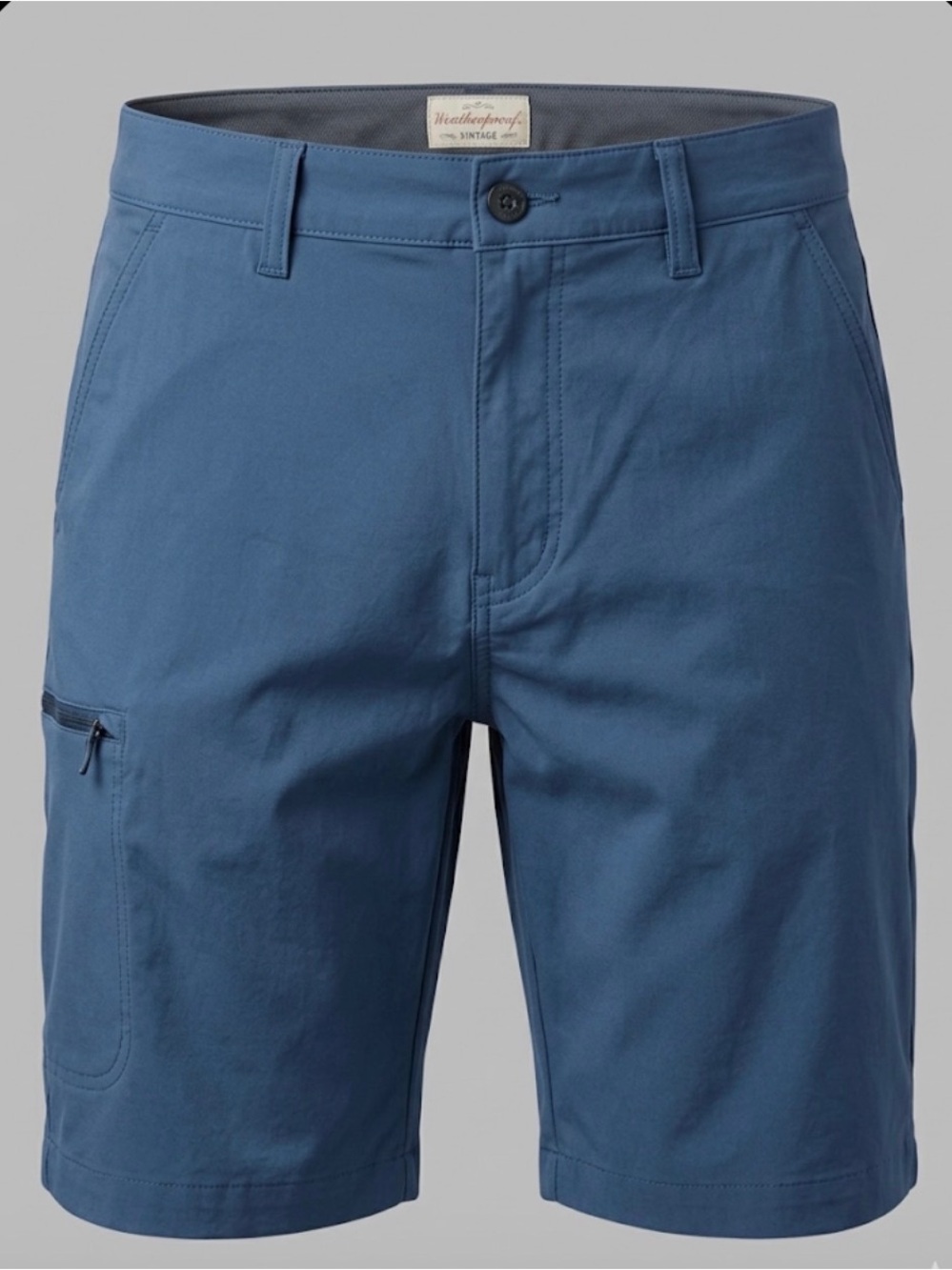 Weatherproof Vintage Men’s Blue Nylon Stretch Cargo Golf Shorts size‎ 36